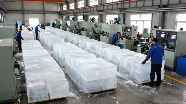 工厂车间降温冰块 临潼工厂应对高温新方案