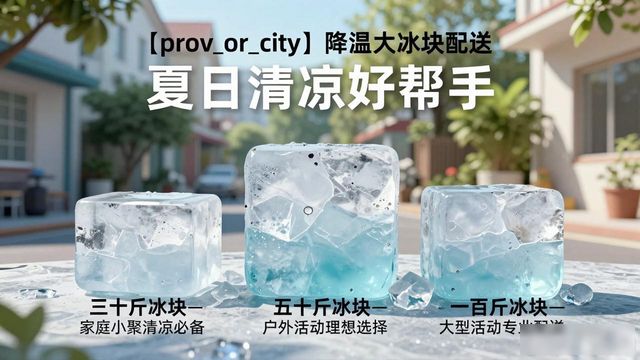 临潼降温大冰块配送 夏日清凉好帮手